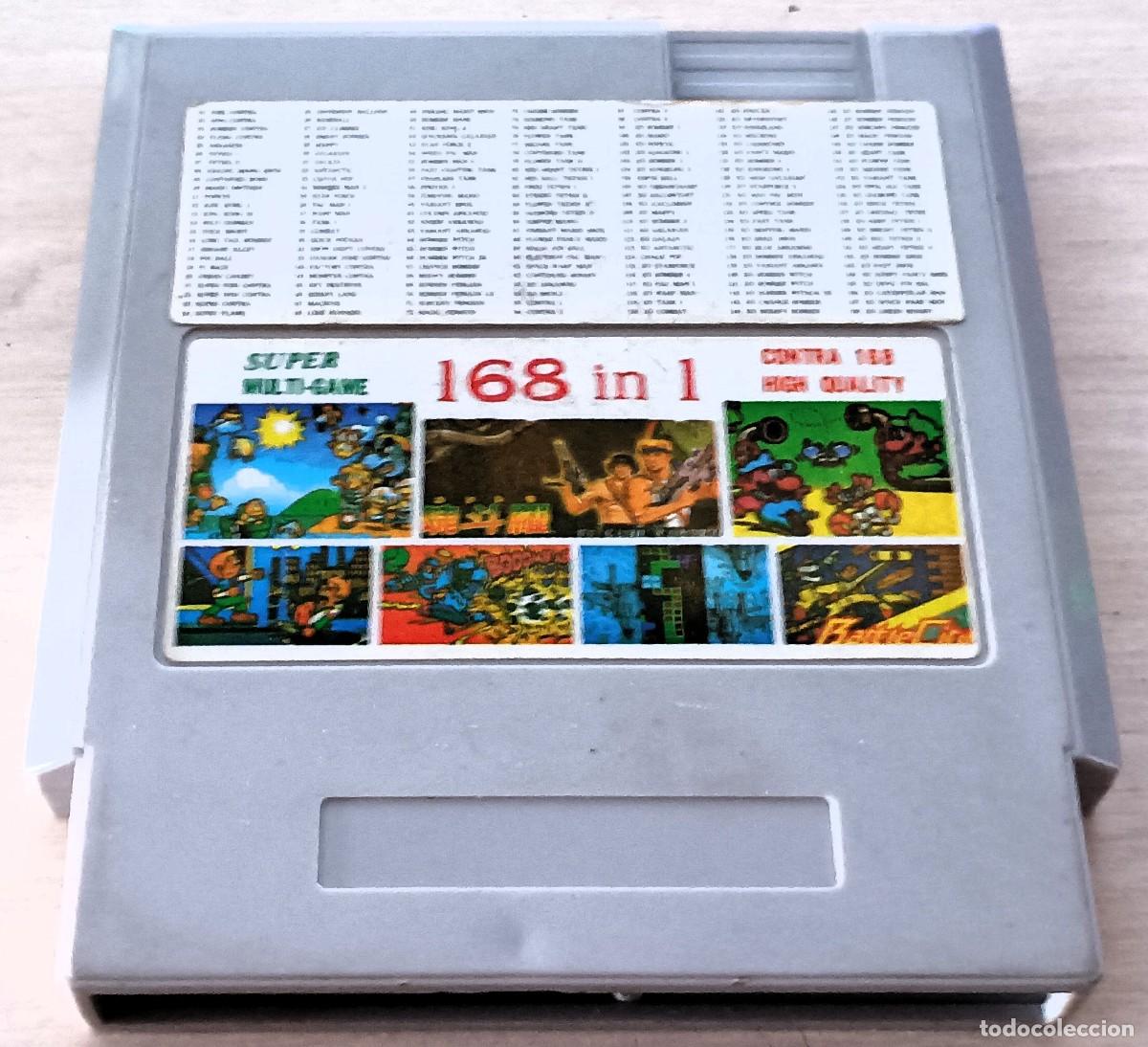 Videojuegos y consolas: CARTUCHO PARA NINTENDO NES CLONICAS YESS NASA --- 168 EN 1 --- BOX01