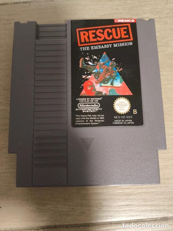 Videojuegos y consolas: juego Rescue the embassy mission Nintendo NES pal