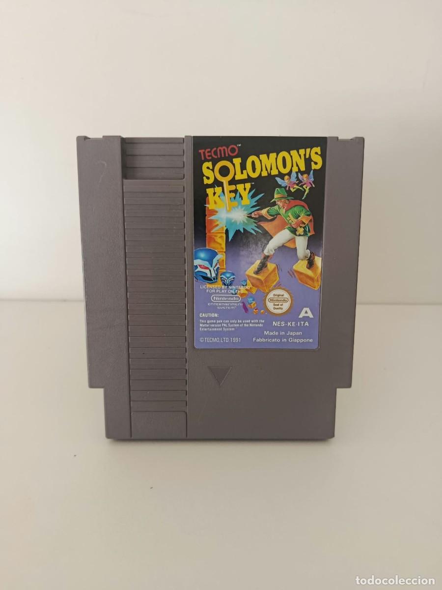Videojuegos y consolas: Solomon's Key Nintendo NES modulo PAL A Nes-KE-ITA '91