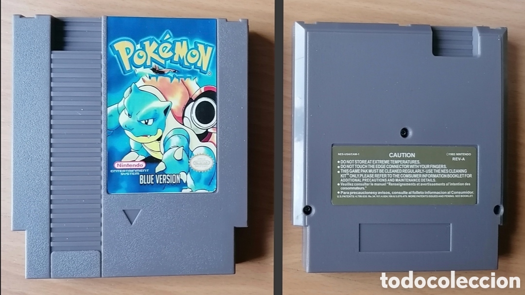 Videojuegos y consolas: POK&Eacute;MON BLUE VERSION (AZUL) - NINTENDO NES - CLON (NASA, YESS, NIPPON'DO, BRIGMTON, NEVIR...)