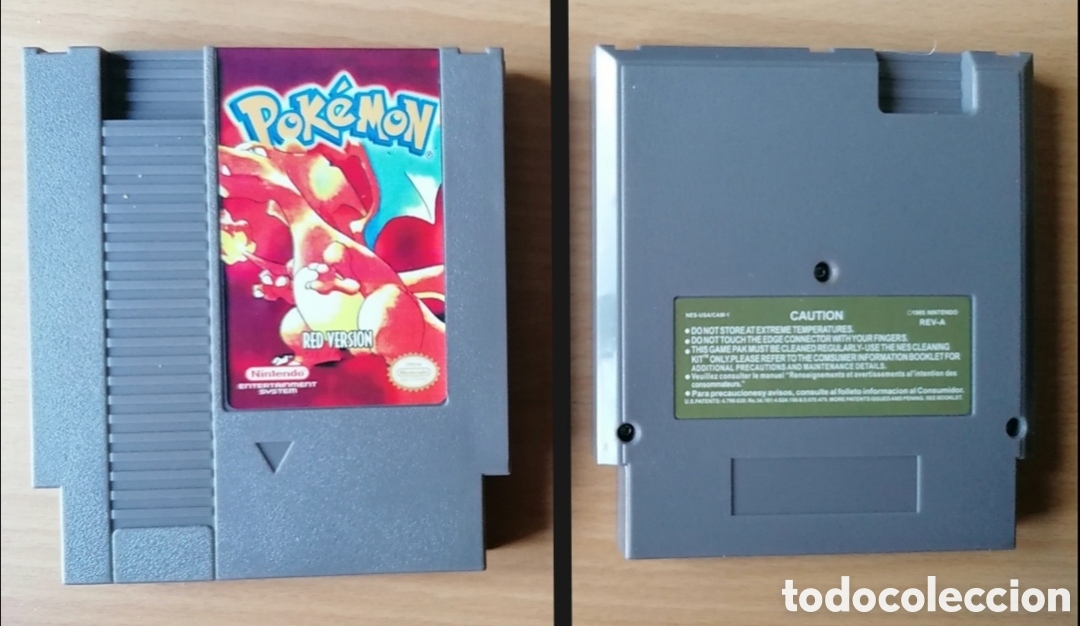 Videojuegos y consolas: POK&Eacute;MON RED VERSION (ROJO) - NINTENDO NES - CLON (NASA, YESS, NIPPON'DO, BRIGMTON, NEVIR...)