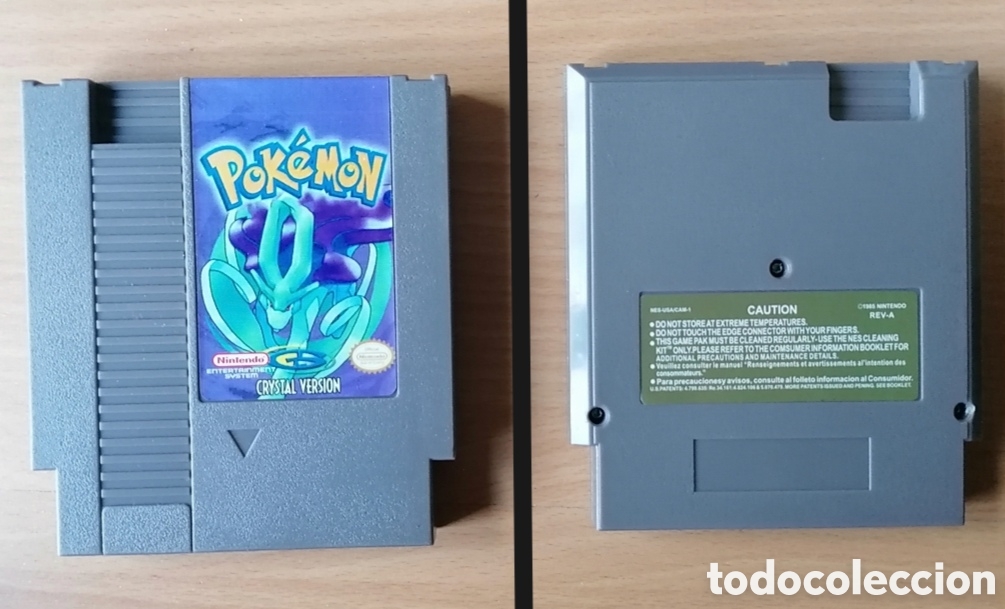 Videojuegos y consolas: POK&Eacute;MON CRYSTAL VERSION (CRISTAL) - NINTENDO NES - CLON (NASA, YESS, NIPPON'DO, BRIGMTON, NEVIR...)