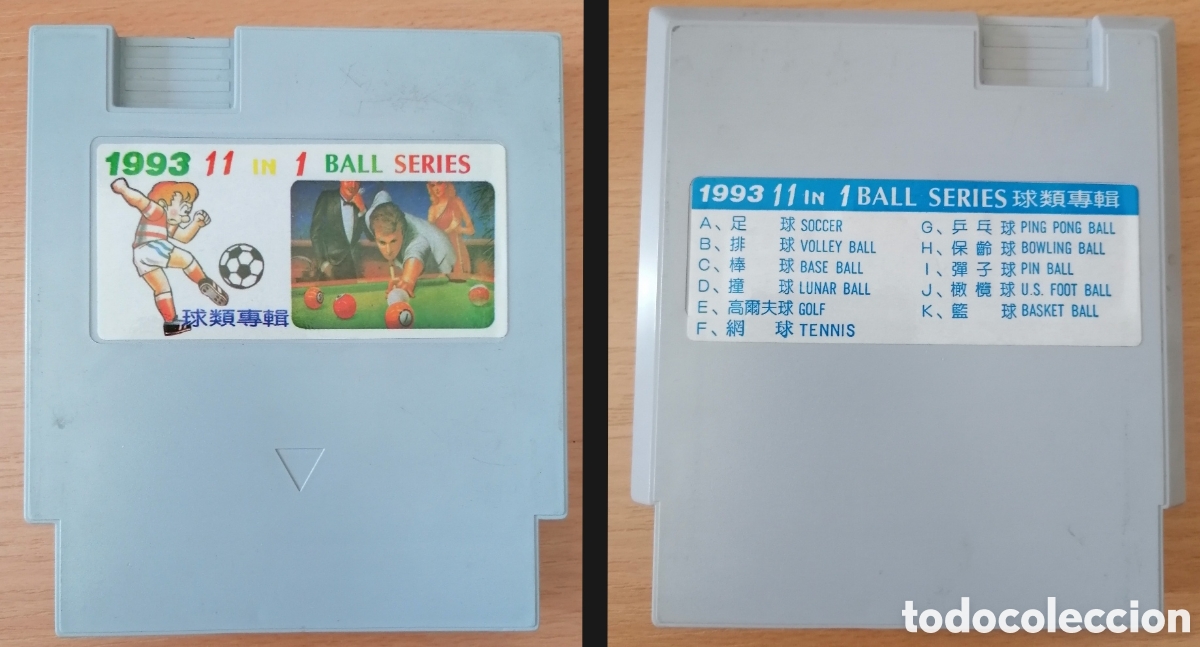 Videojuegos y consolas: CARTUCHO 11 EN 1 TIPO CONSOLA NINTENDO NES 8 BITS NASA NIPPON'DO BRIGMTON YESS NEVIR...