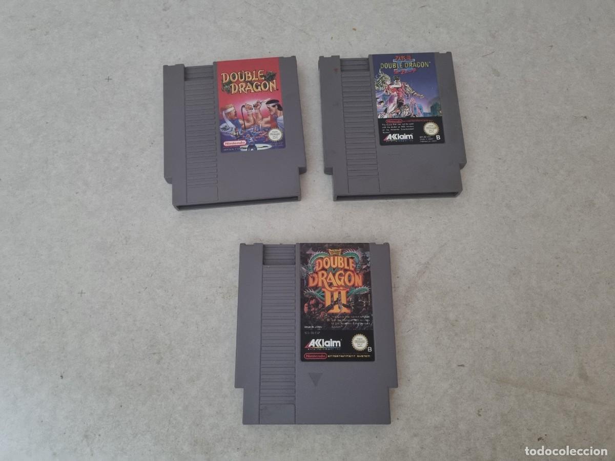 Videojuegos y consolas: Trilogia Double Drag&oacute;n 1-2 y 3 para Nintendo Nes