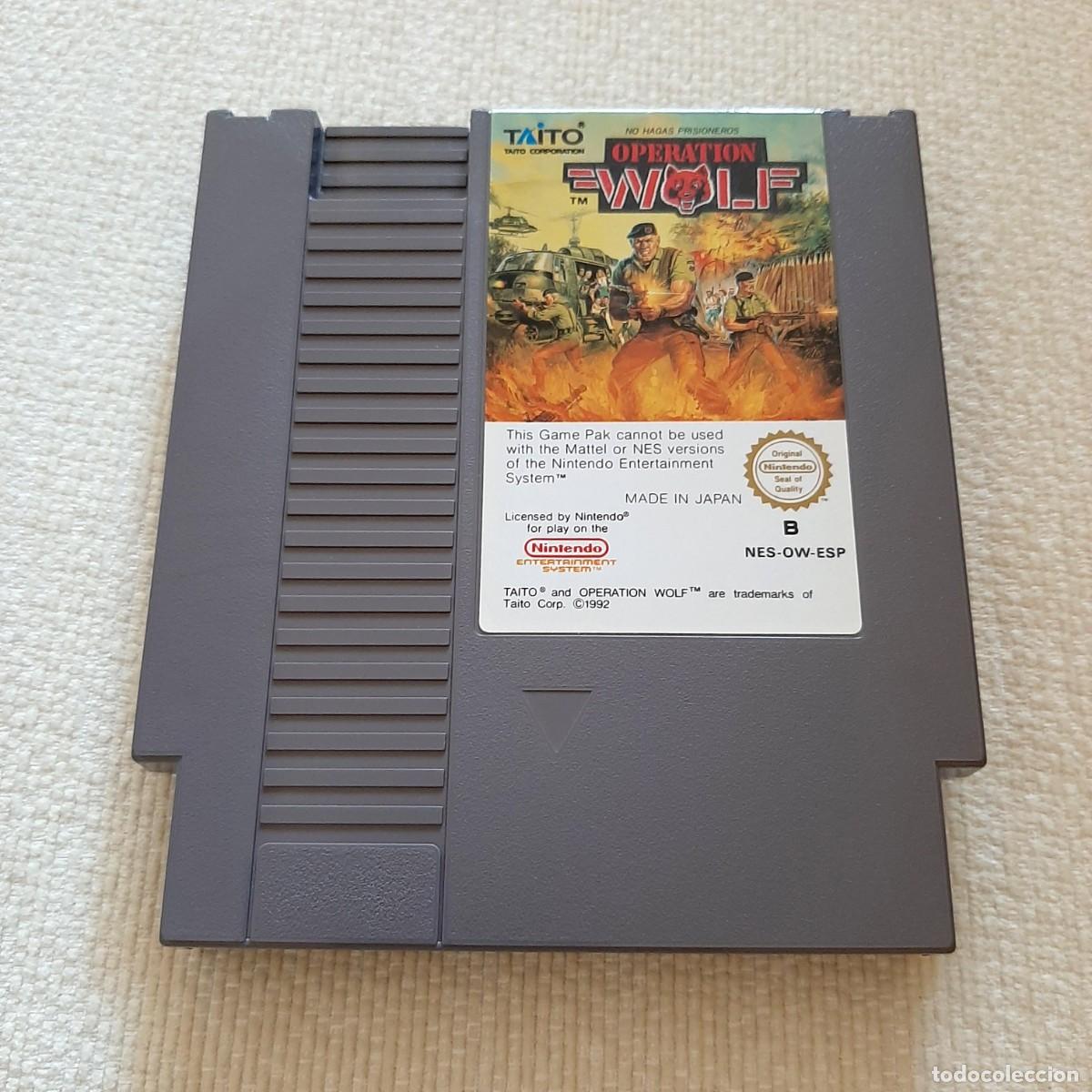 Videojuegos y consolas: Videojuego Nintendo NES Operation Wolf. PAL B. Taito Corporation 1992