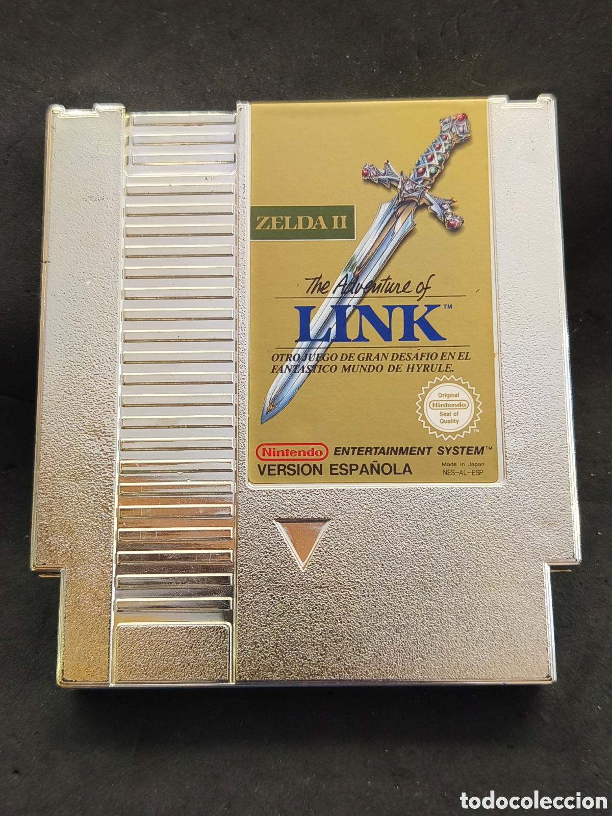 Videojuegos y consolas: NES Zelda II, the adventur of Link, Espa&ntilde;ola