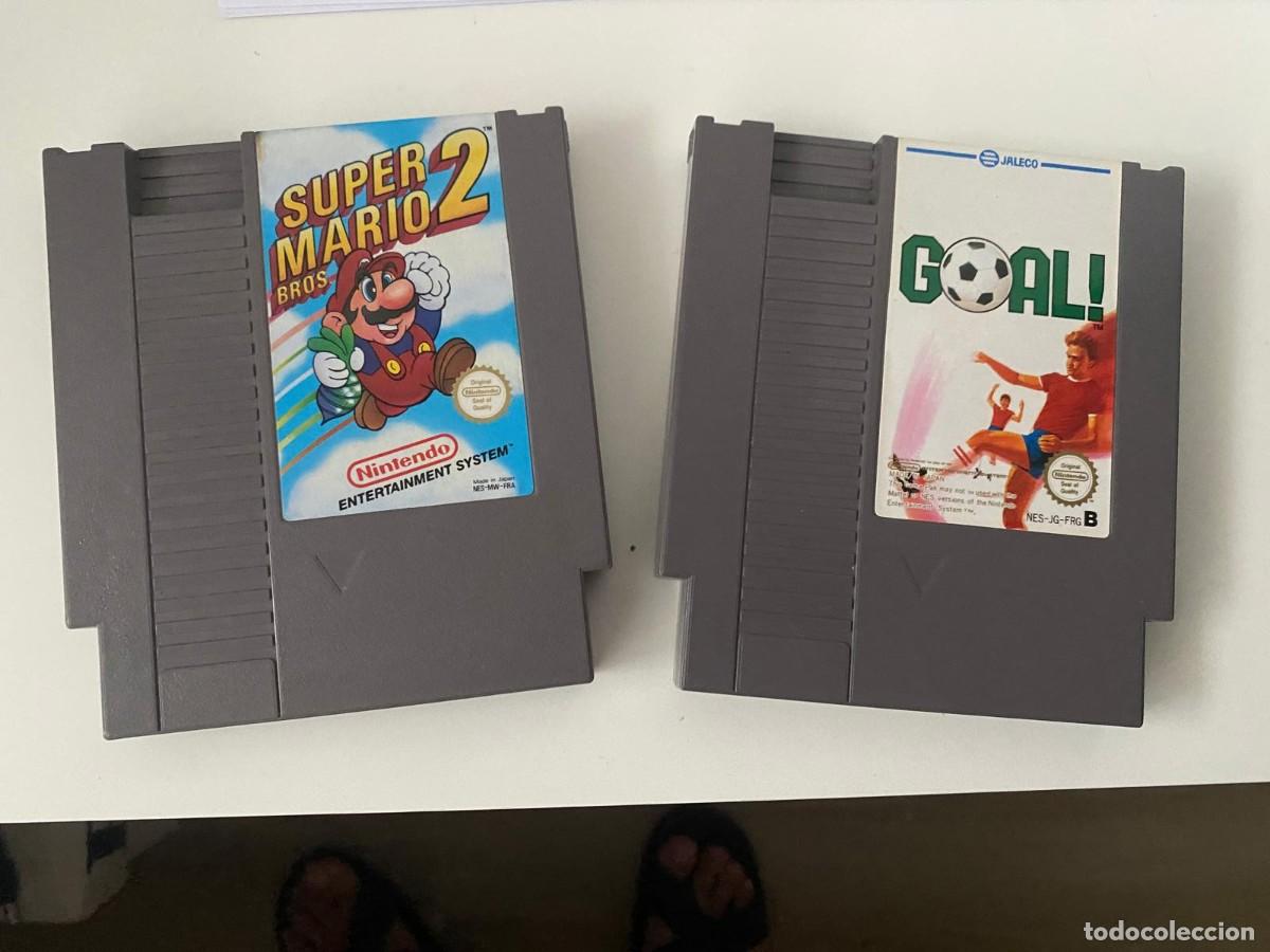 Videojuegos y consolas: Super Mario Bros 2 y Goal! Nintendo NES