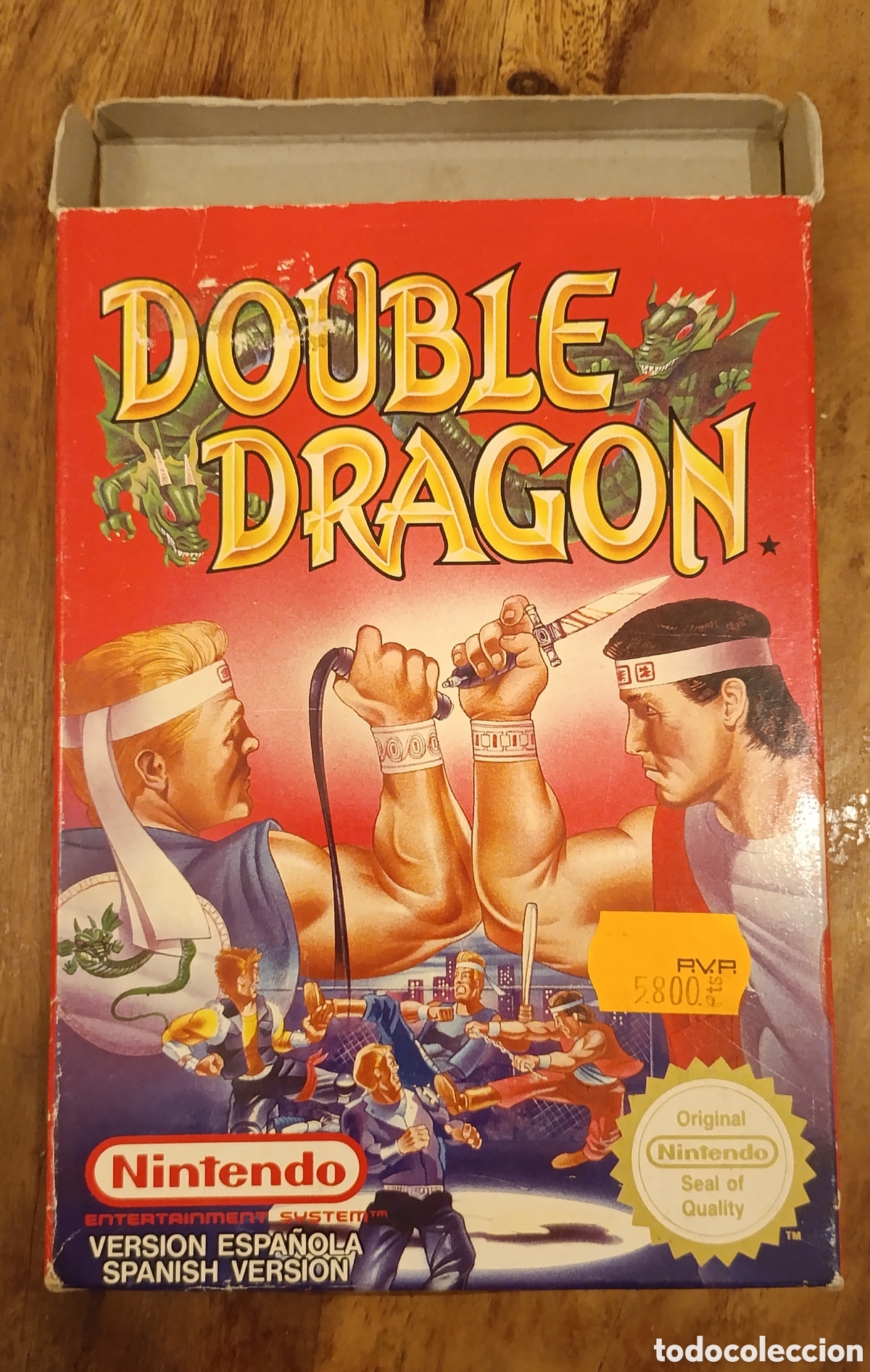 Videojuegos y consolas: Double dragon completo pas Nintendo NES - Foto 2