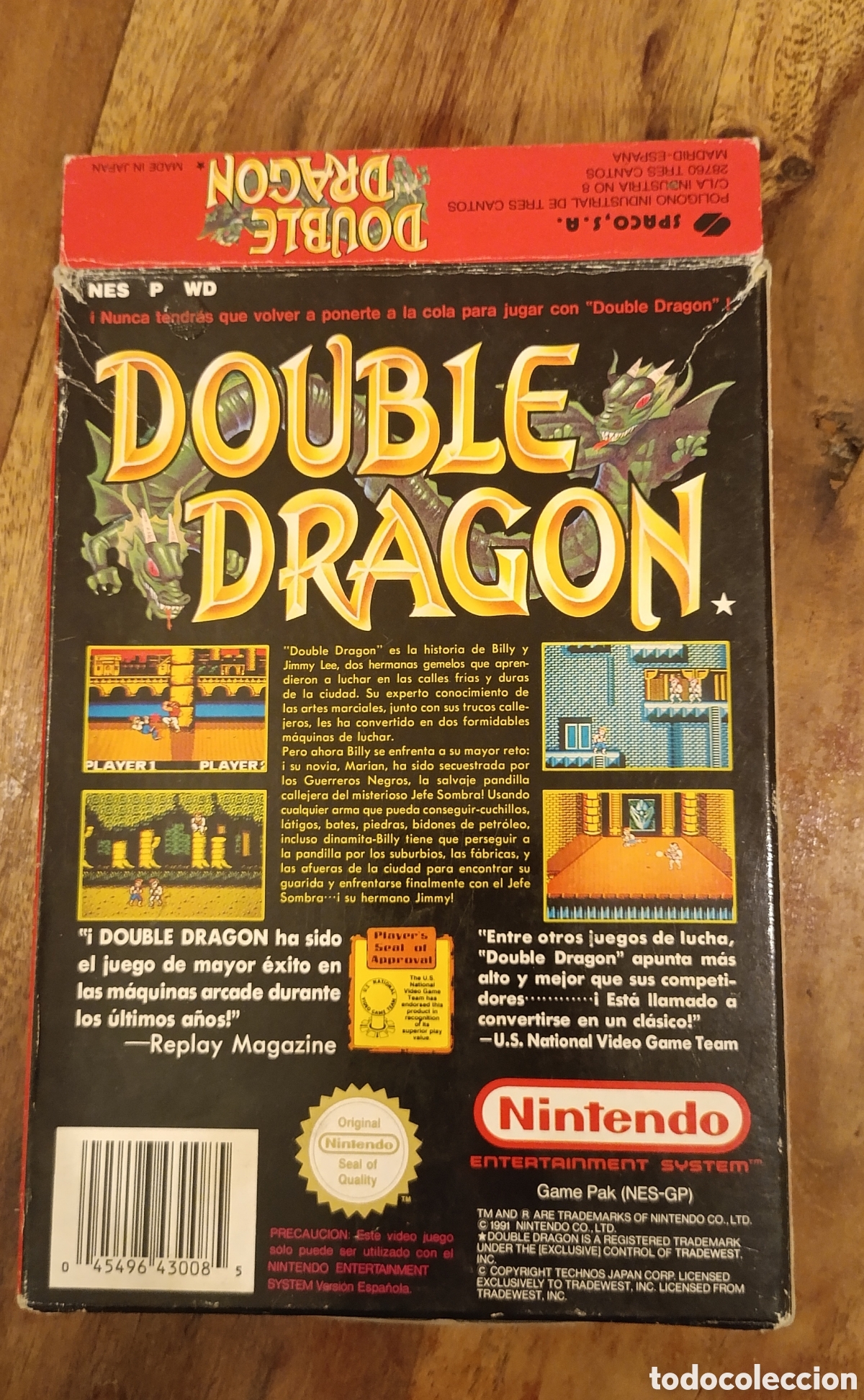 Videojuegos y consolas: Double dragon completo pas Nintendo NES - Foto 3