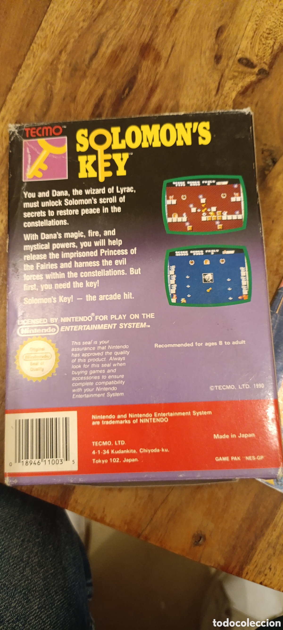 Videojuegos y consolas: Solomons key para Nintendo Nes - Foto 3