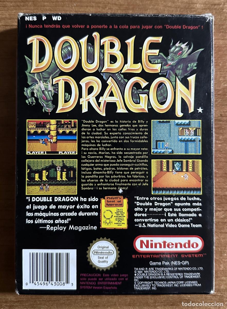 Videojuegos y consolas: DOUBLE DRAGON NES PAL ESP - Foto 3