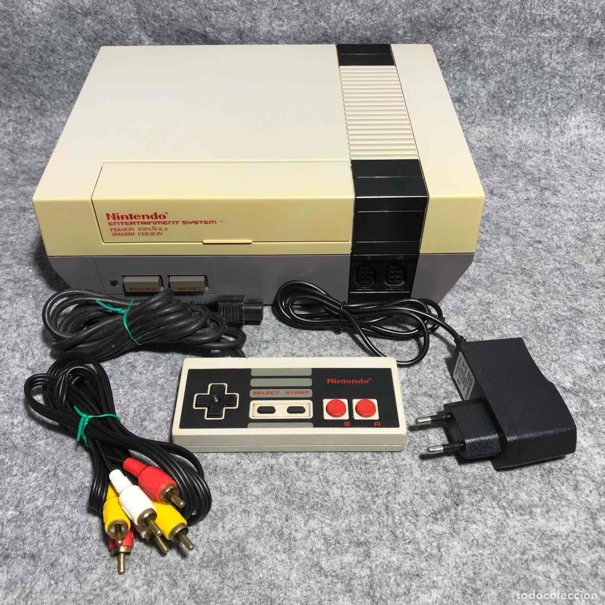 Videojuegos y consolas: CONSOLA NINTENDO NES ESPA&Ntilde;OLA+MANDO+AV+AC