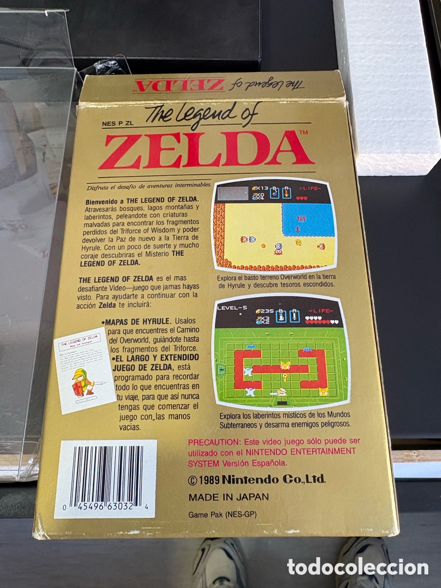 Videojuegos y consolas: Zelda Nintendo Nes completo - Foto 2