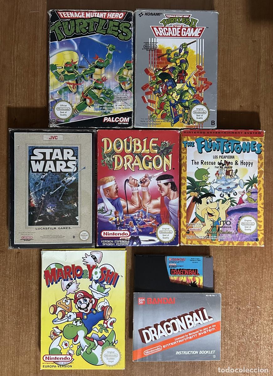 Videojogos e Consolas: LOTE 7 JUEGOS NINTNEDO NES