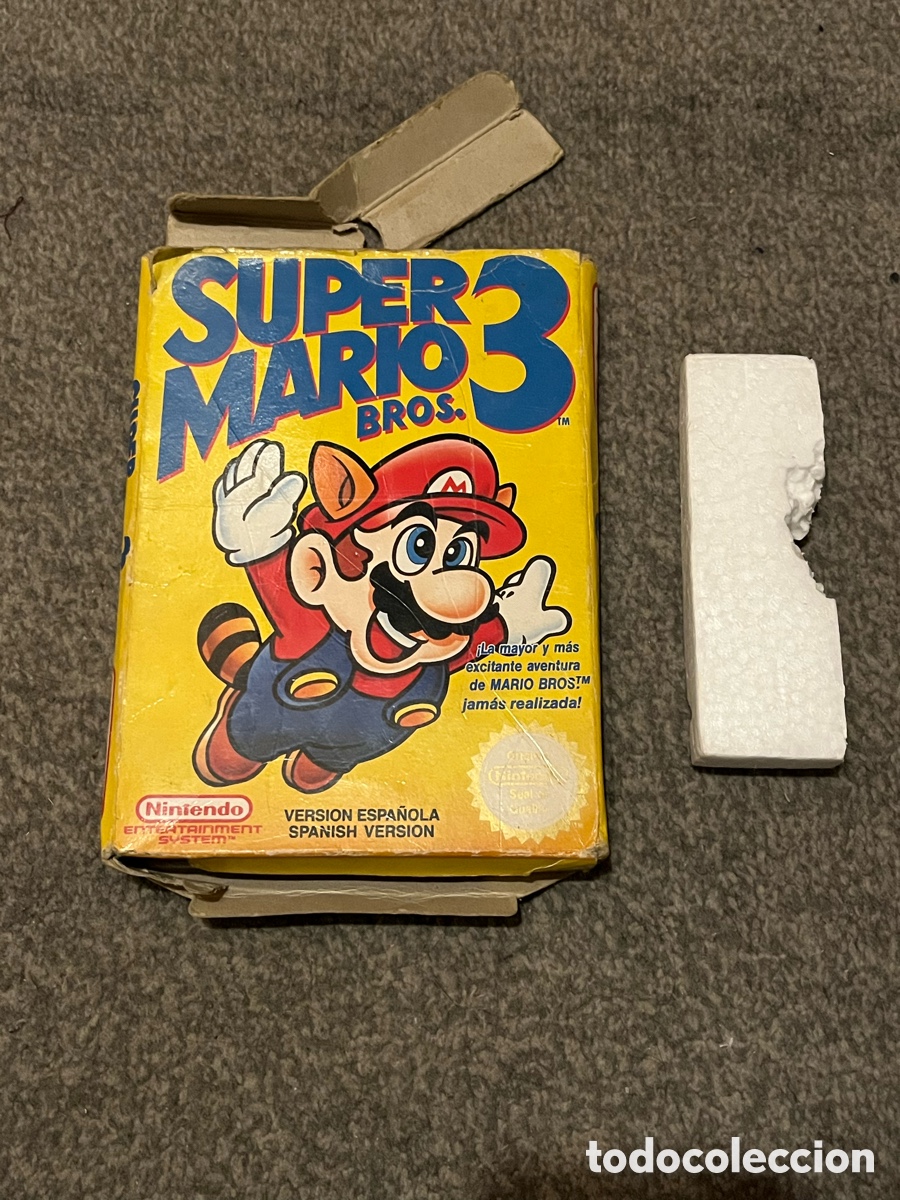 Videojuegos y consolas: CAJA SUPER MARIO BROS 3 para NINTENDO NES (SOLO CAJA + CORCHO ROTO)