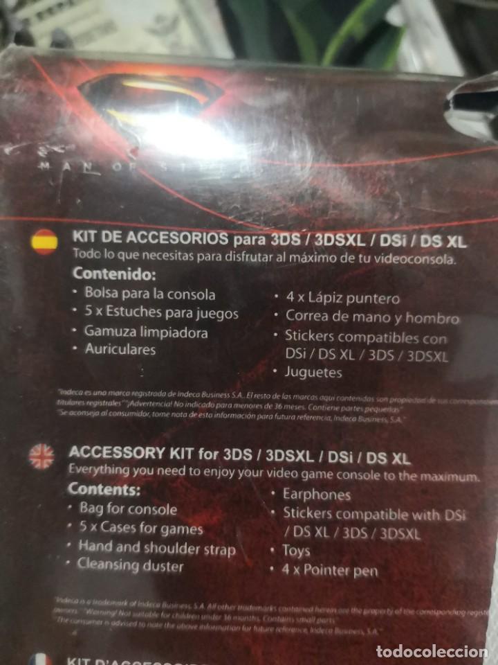 Videojuegos y Consolas: Kit de accesorios SUPERMAN compatible con Nintendo 3DS XL, 3DS,ETC - Foto 3 - 231438360