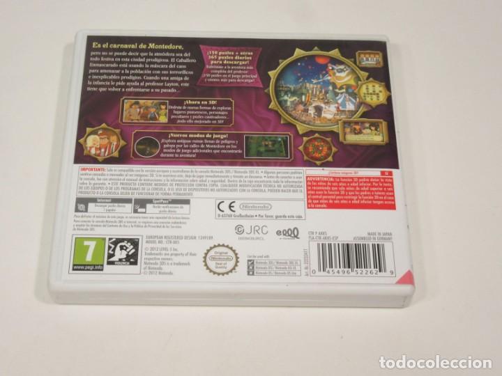 Videojuegos y consolas: El Profesor Layton y la M&aacute;scara de los Prodigios 3DS - Foto 2
