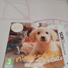Videojuegos y Consolas: G-115 JUEGO NINTENDO 3DS NINTENDOGS GOLDEN RETRIEVER Y NUEVOS AMIGOS + CATS 2011 SIMULADOR MASCOTAS. Lote 326176083