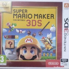 Videojuegos y Consolas: SUPER MARIO MAKER 3DS. PAL FRANCIA. NINTENDO SELECTS. CARÁTULA CON RAJITA. USADO, BUEN ESTADO.. Lote 354110813