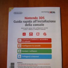 Videojuegos y Consolas: GUÍA RÁPIDA PARA NINTENDO 3DS (ITALIANO). Lote 362822155
