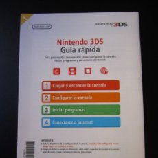 Videojuegos y Consolas: GUÍA RÁPIDA PARA NINTENDO 3DS (ESPAÑOL). Lote 362822530