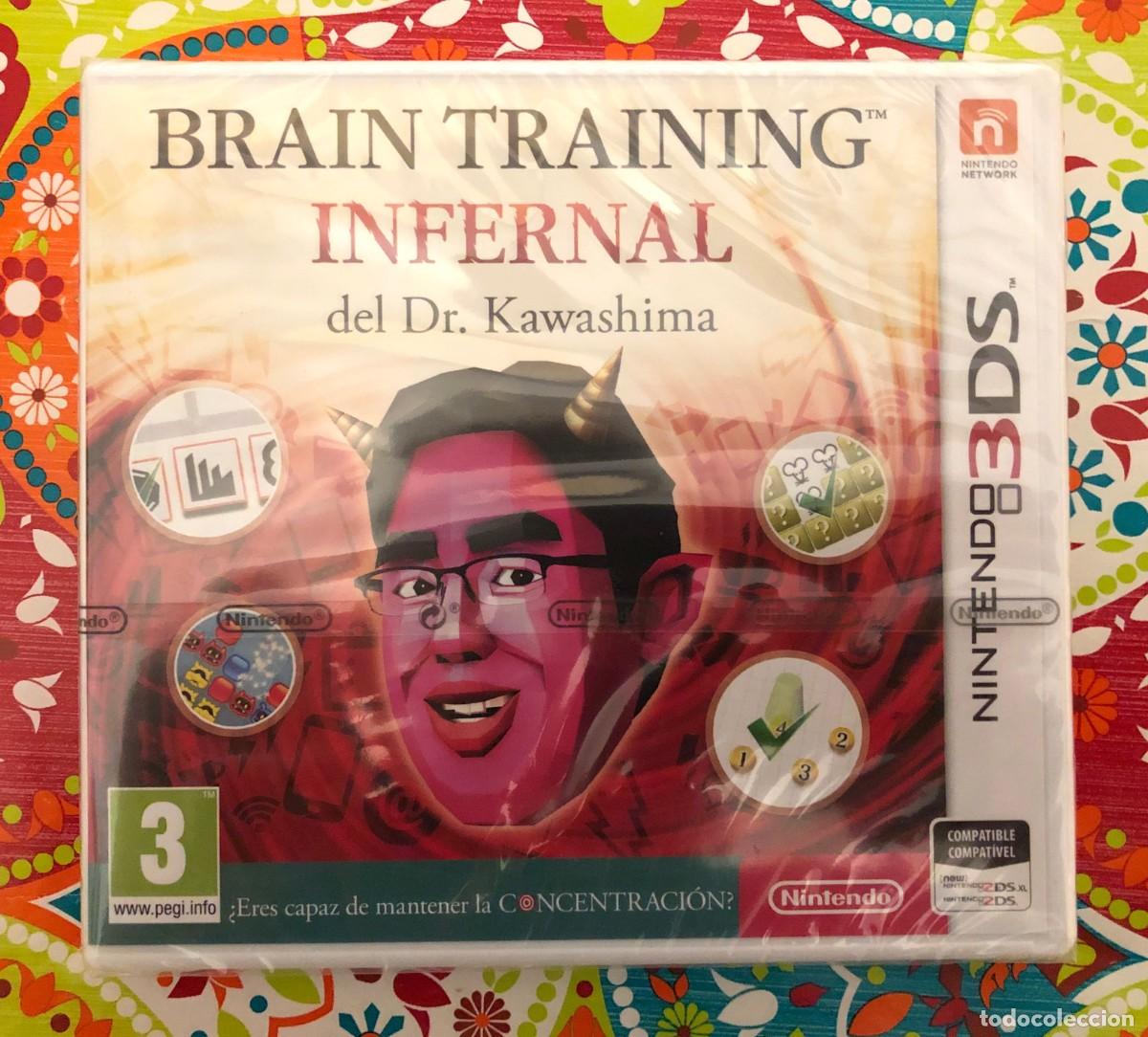 Videojuegos y consolas: Brain Training Infernal del Dr. Kawashima 3DS PRECINTADO!!! - Foto 1