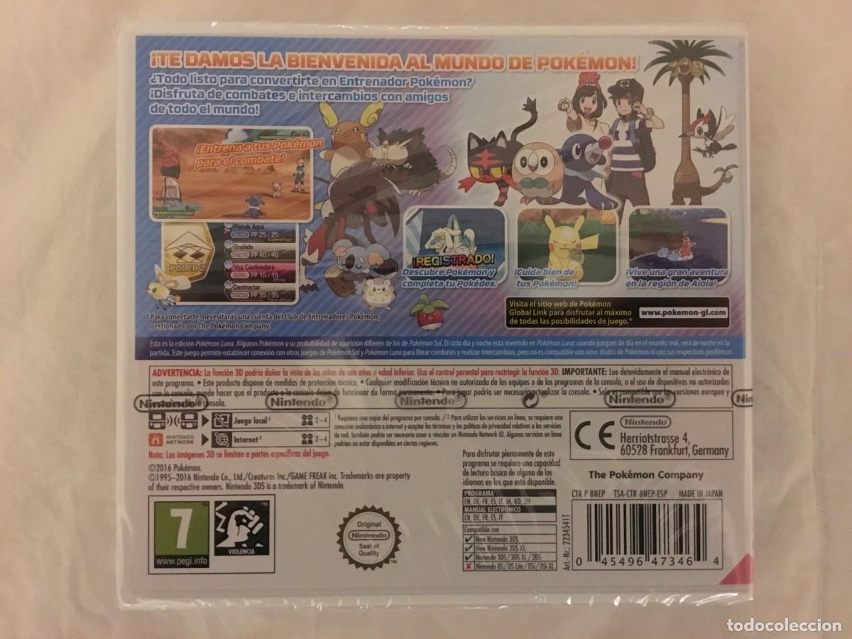 Videojuegos y consolas: Pok&eacute;mon Luna 3DS PRECINTADO!!! - Foto 2