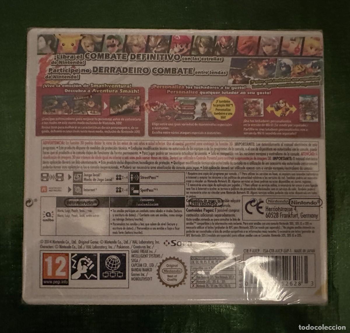 Videojuegos y consolas: Super Smash Bros 3DS PRECINTADO!!! - Foto 2