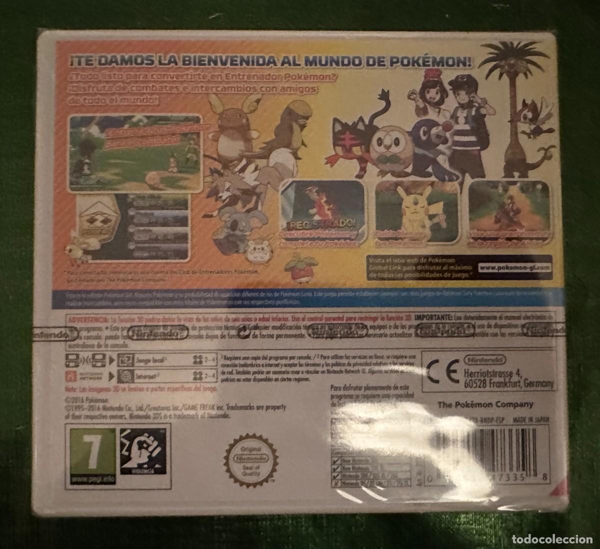 Videojuegos y consolas: Pok&eacute;mon Sol 3DS PRECINTADO!!! - Foto 2