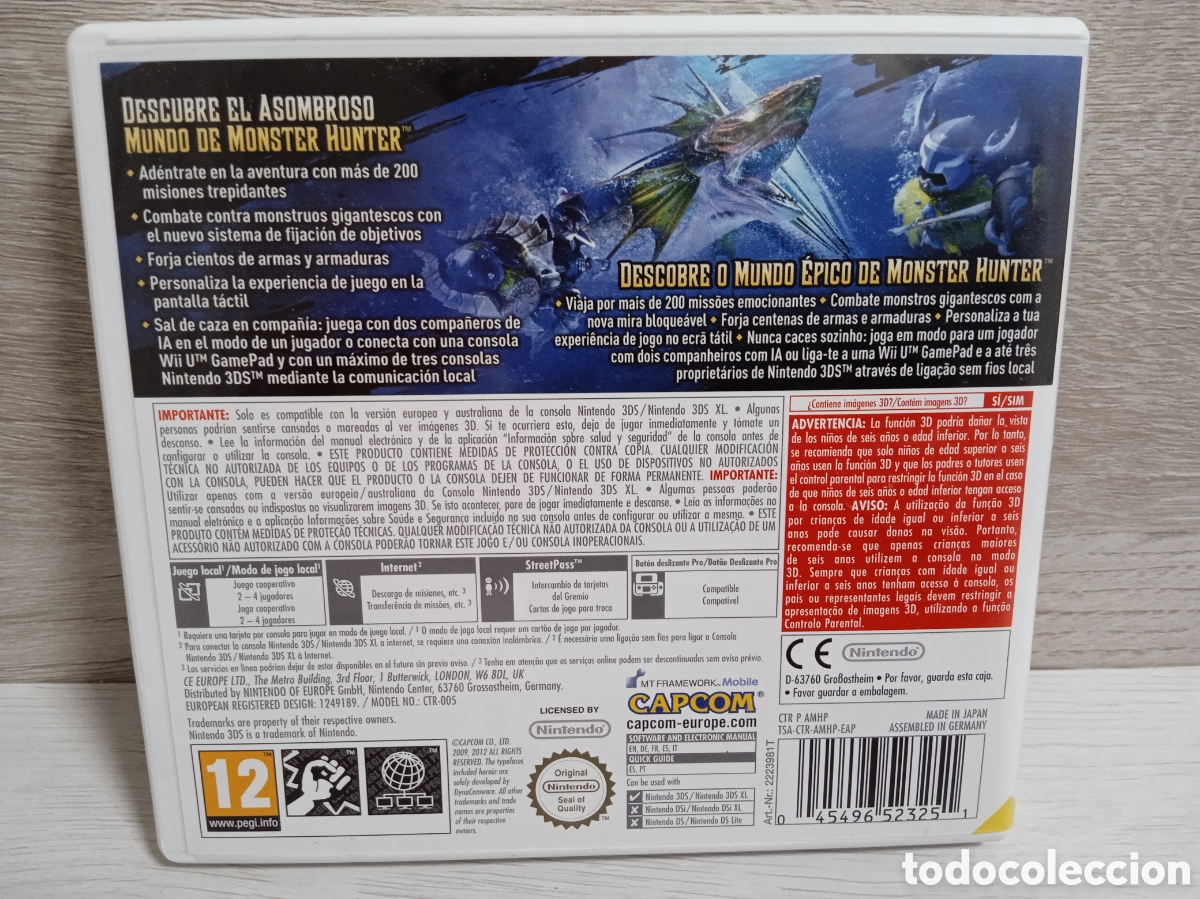 Videojuegos y consolas: MONSTER HUNTER 3 ULTIMATE NINTENDO 3DS - Foto 2