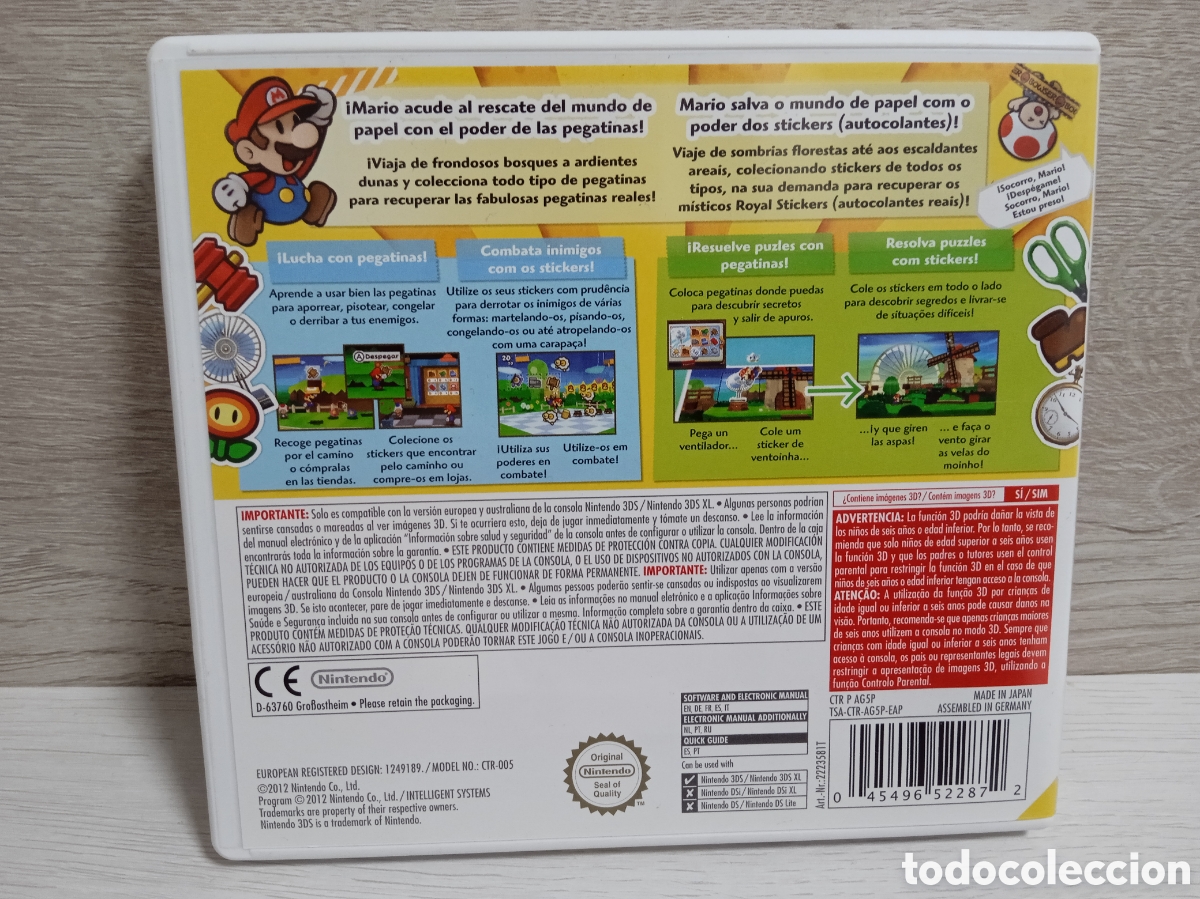 Videojuegos y consolas: 3DS PAPER MARIO NINTENDO - Foto 2