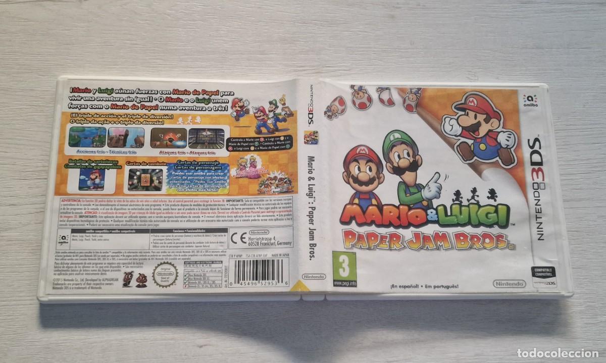 Videojuegos y consolas: Mario & Luigi Paper Jam Bros 3DS - Foto 3