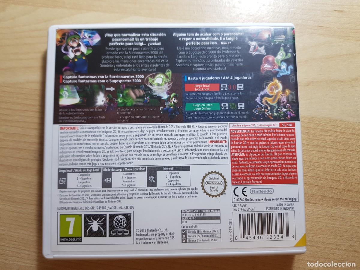 Videojuegos y consolas: LUIGI&acute;S MANSION 2. NINTENDO 3DS. VERSION ESPA&Ntilde;A - Foto 2