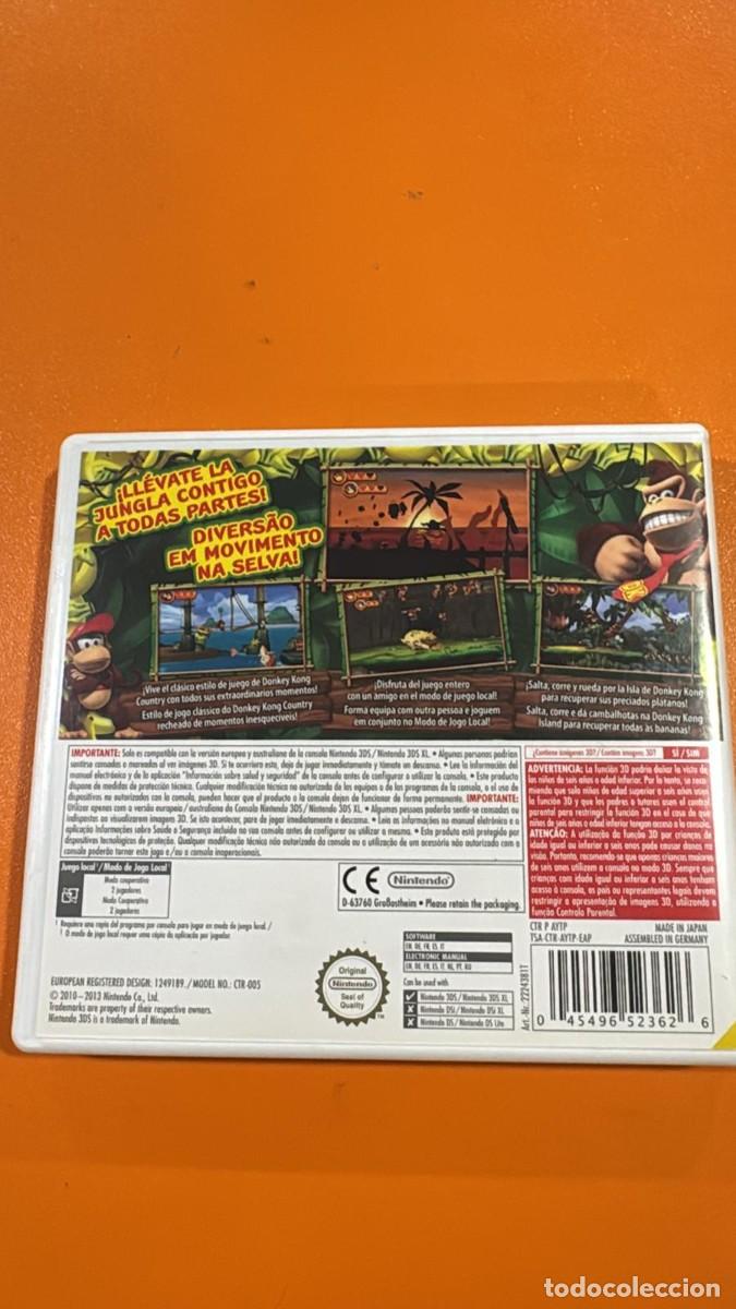 Videojuegos y consolas: Donkey Kong Country Returns [3DS] - Foto 2