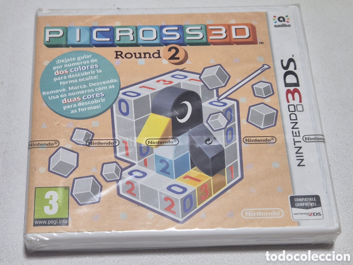 Videojuegos y consolas: PICROSS3D ROUND 2 Nintendo 3ds - Foto 1