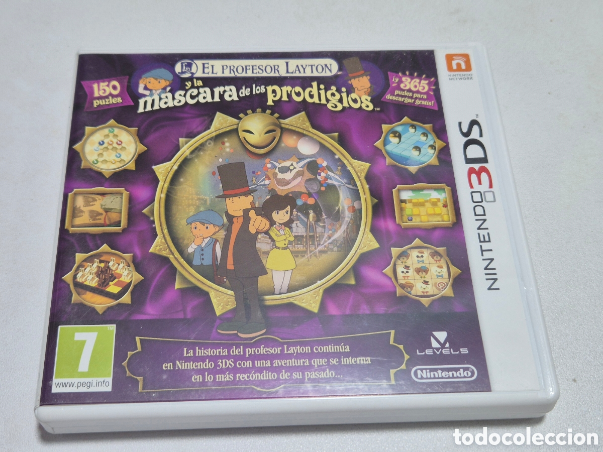 Videojuegos y consolas: EL PROFESOR LAYTON Y LA MASCARA DE LOS PRODIGIOS - Foto 1