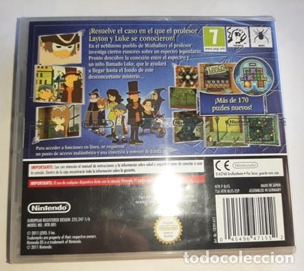 Videojuegos y consolas: : El Profesor Layton y la Llamada del Espectro - PRECINTADO - Foto 2