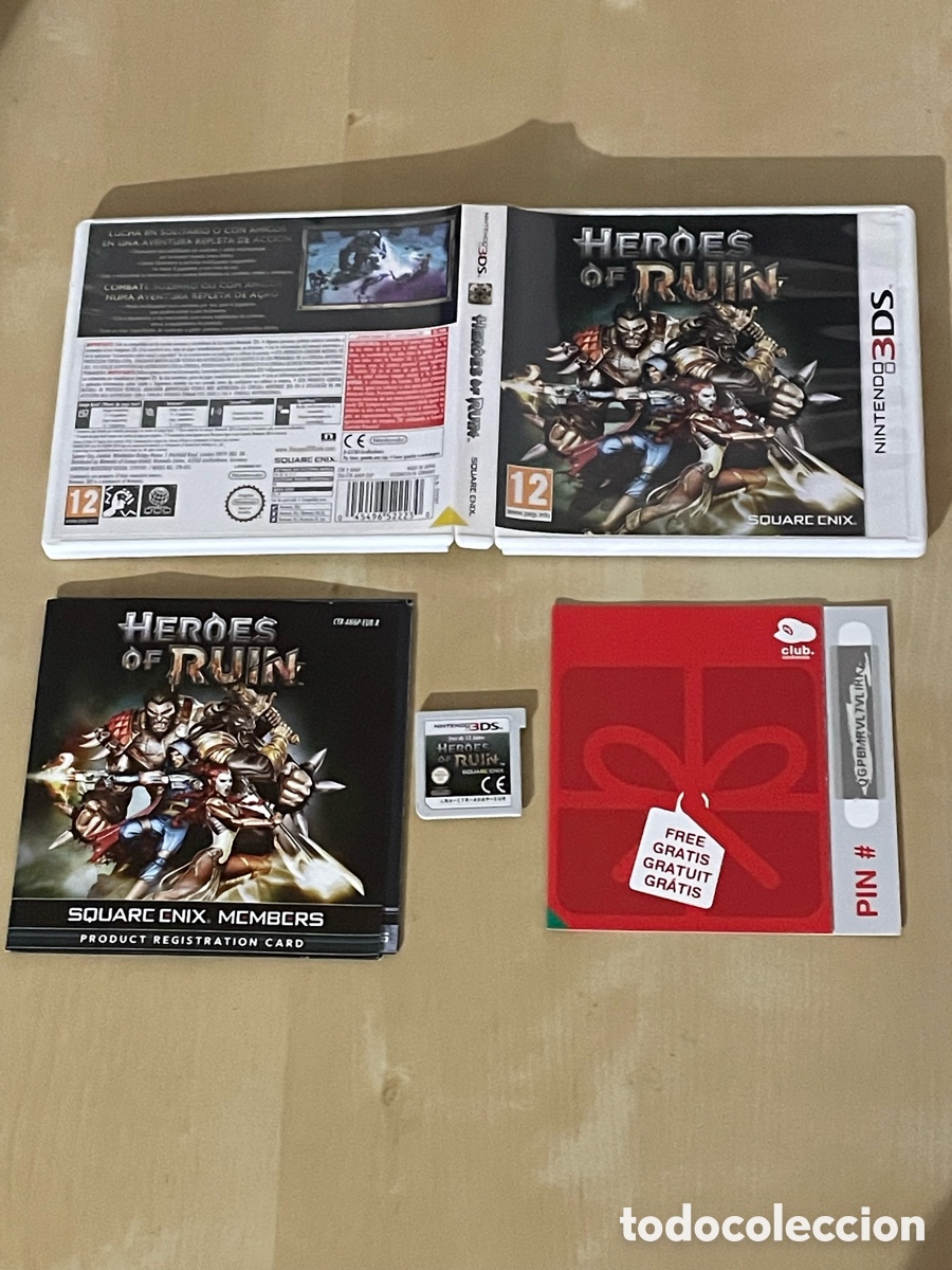 Videojuegos y Consolas: Heroes Of Ruin Nintendo 3DS PAL ESP ESPA&Ntilde;A