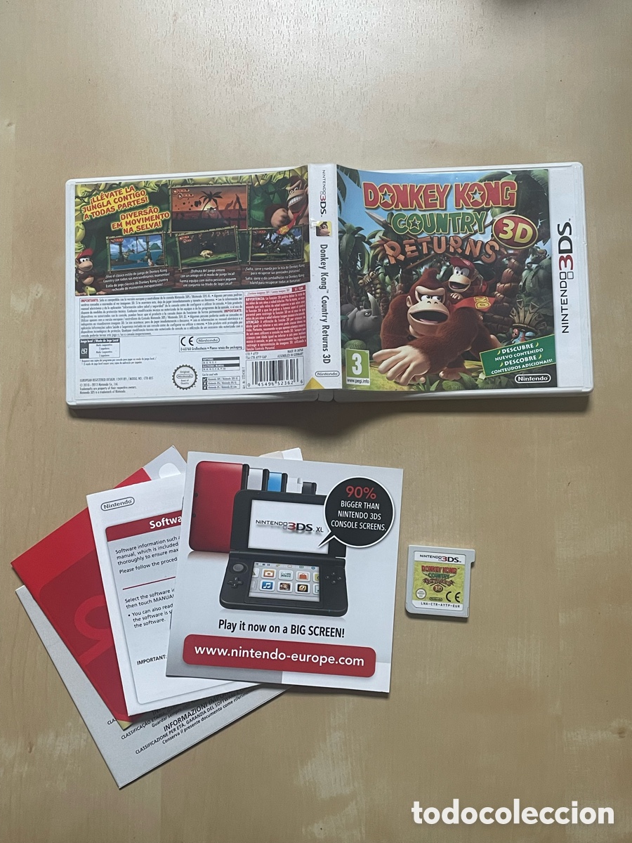 Videojuegos y Consolas: Donkey Kong Country Returns 3D Nintendo 3DS PAL ESP ESPA&Ntilde;A