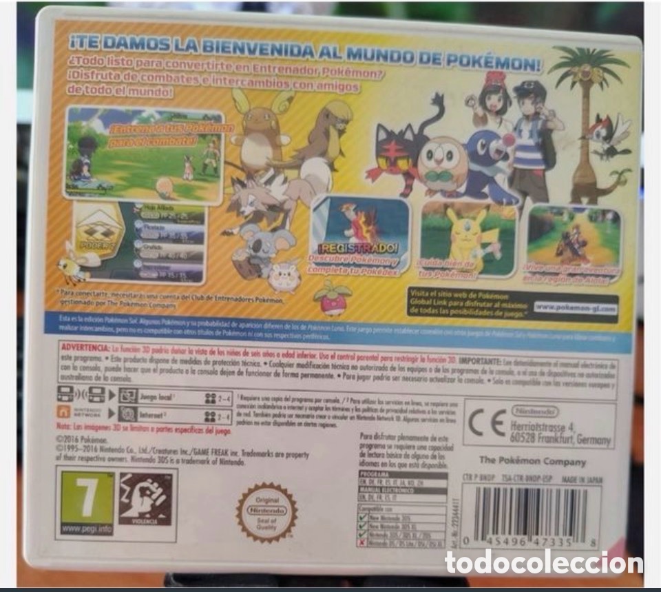 Videojuegos y consolas: Pokemon sol Nintendo 3DS Esp Original - Foto 2