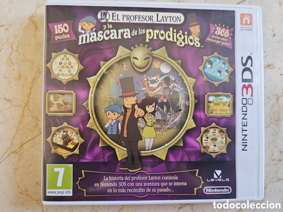 Videojuegos y Consolas: Nintendo 3ds El profesor Layton y la m&aacute;scara de los prodigios