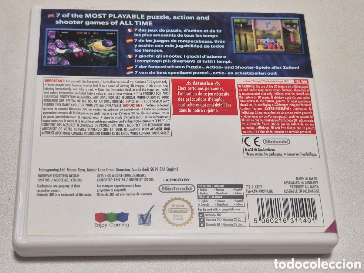 Videojuegos y consolas: Arcade Classics 3d . Nintendo 3ds - Foto 2