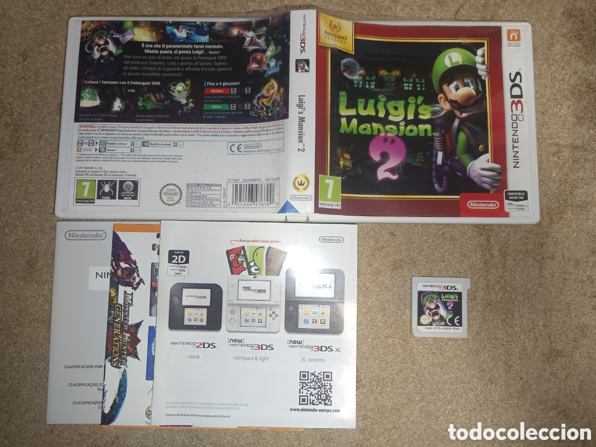 Videojuegos y Consolas: NINTENDO 3DS LUIGI'S MANSION 2 PAL ITA COMPLETO