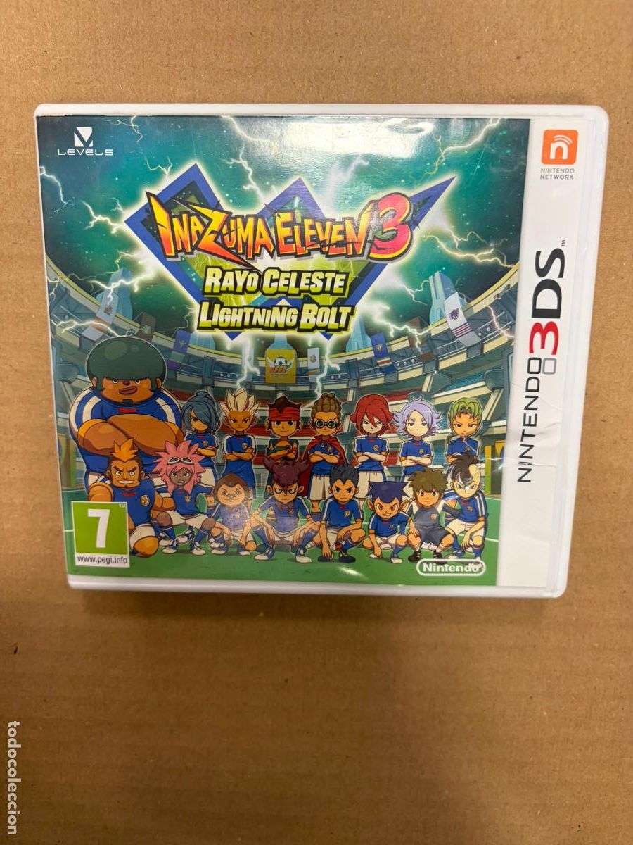 Videojuegos y Consolas: INazuma eleven 3 Rayo Celeste Lightning BOlt - Nintendo 3ds PAL