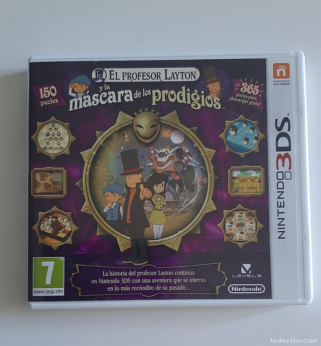 Videojuegos y Consolas: Profesor Layton y la M&aacute;scara de los Prodigios &ndash; Nintendo 3DS