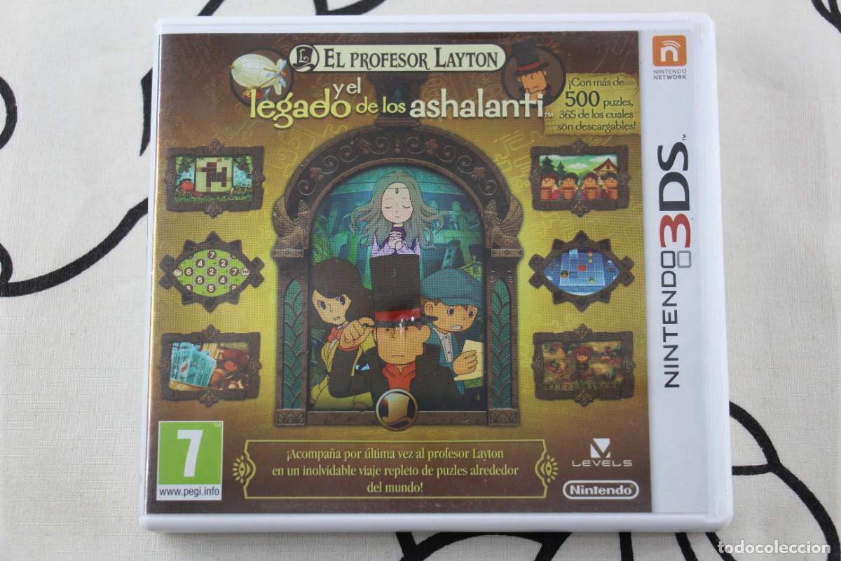 Videojuegos y Consolas: NINTENDO 3DS N3DS EL PROFESOR LAYTON Y EL LEGADO DE LOS ASHALANTI MUY BUEN ESTADO PAL ESPA&Ntilde;A