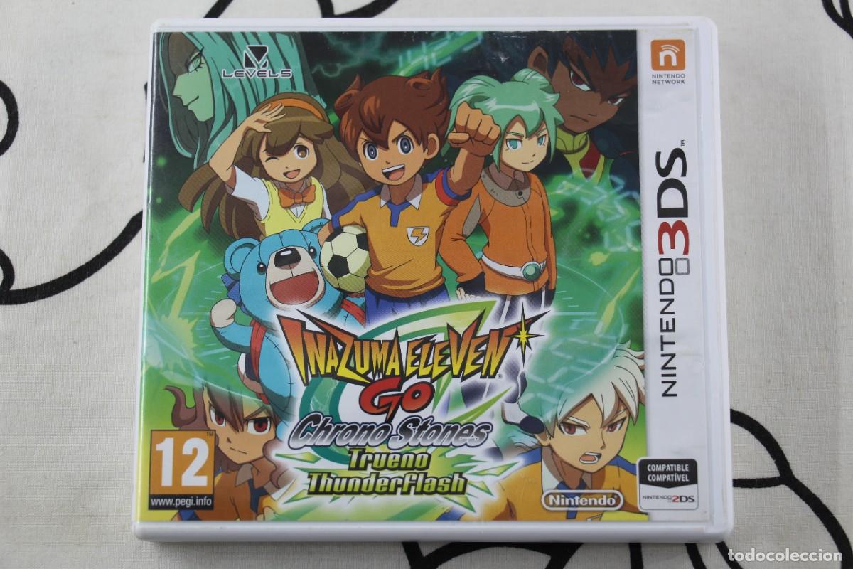 Videojuegos y Consolas: NINTENDO 3DS N3DS INAZUMA ELEVEN GO CHRONO STONES TRUENO THUNDERFLASH MUY BUEN ESTADO PAL ESPA&Ntilde;A