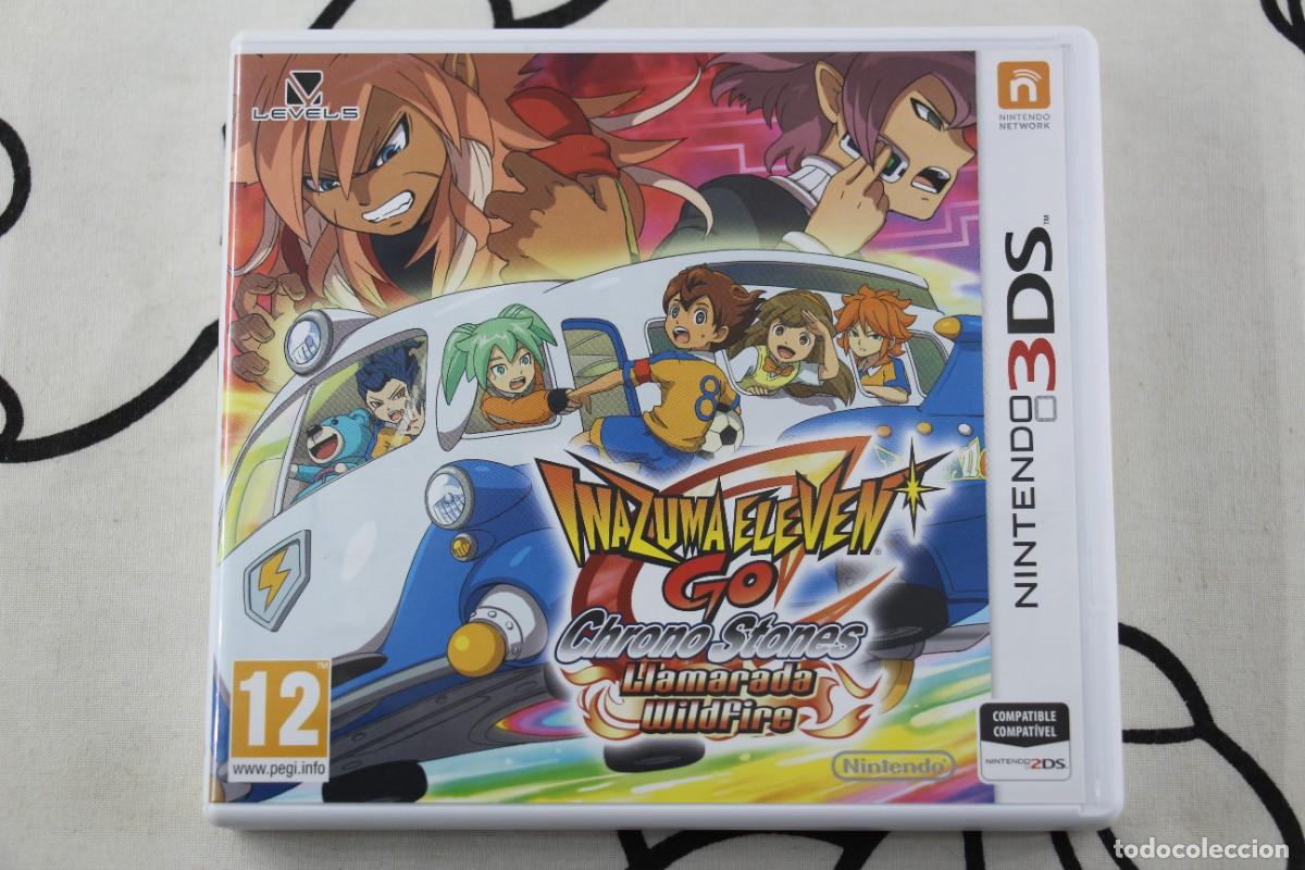 Videojuegos y Consolas: NINTENDO 3DS N3DS INAZUMA ELEVEN GO CHRONO STONES LLAMARA WILDFIRE MUY BUEN ESTADOPAL ESPA&Ntilde;A