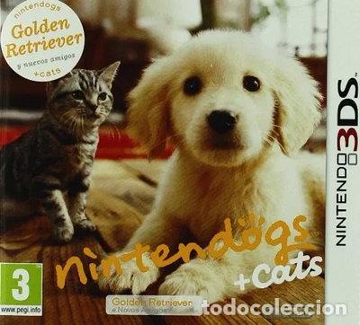 Videojuegos y Consolas: Nintendogs + Cats: Golden Retriever- 0045496520069