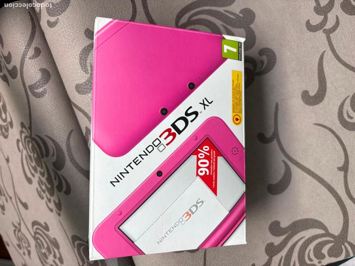 Videojuegos y consolas: Nintendo 3DS XL Rosa con su Caja